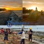 Warga Napabalano Kompak Bersihkan Bay Pass Tampo, Lokasi Favorit Lihat Sunset