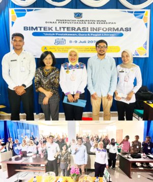 Dinas Perpustakaan dan Kearsipan Muna Gelar Bimtek Literasi Informasi, Tekankan Pentingnya Melawan Hoaks di Era Digital