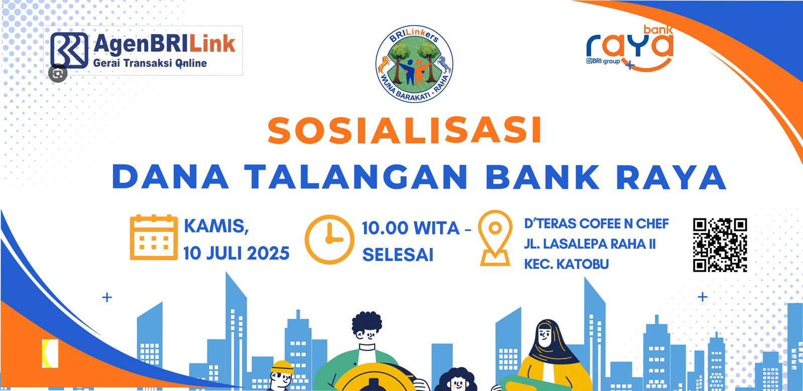 Perkuat Modal Agen, Bank Raya Gelar Sosialisasi Dana Talangan